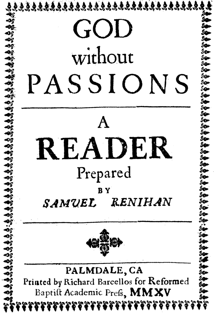God without Passions