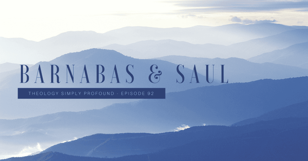 Barnabas and Saul