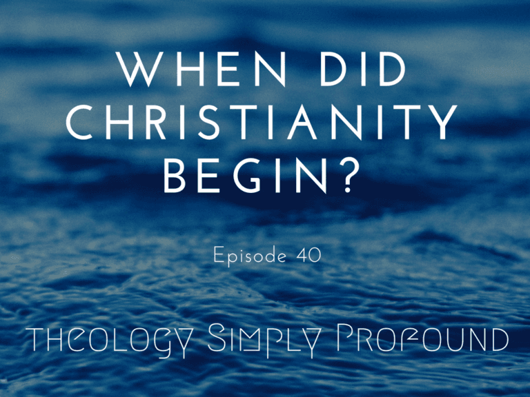 When Did Christianity Begin?